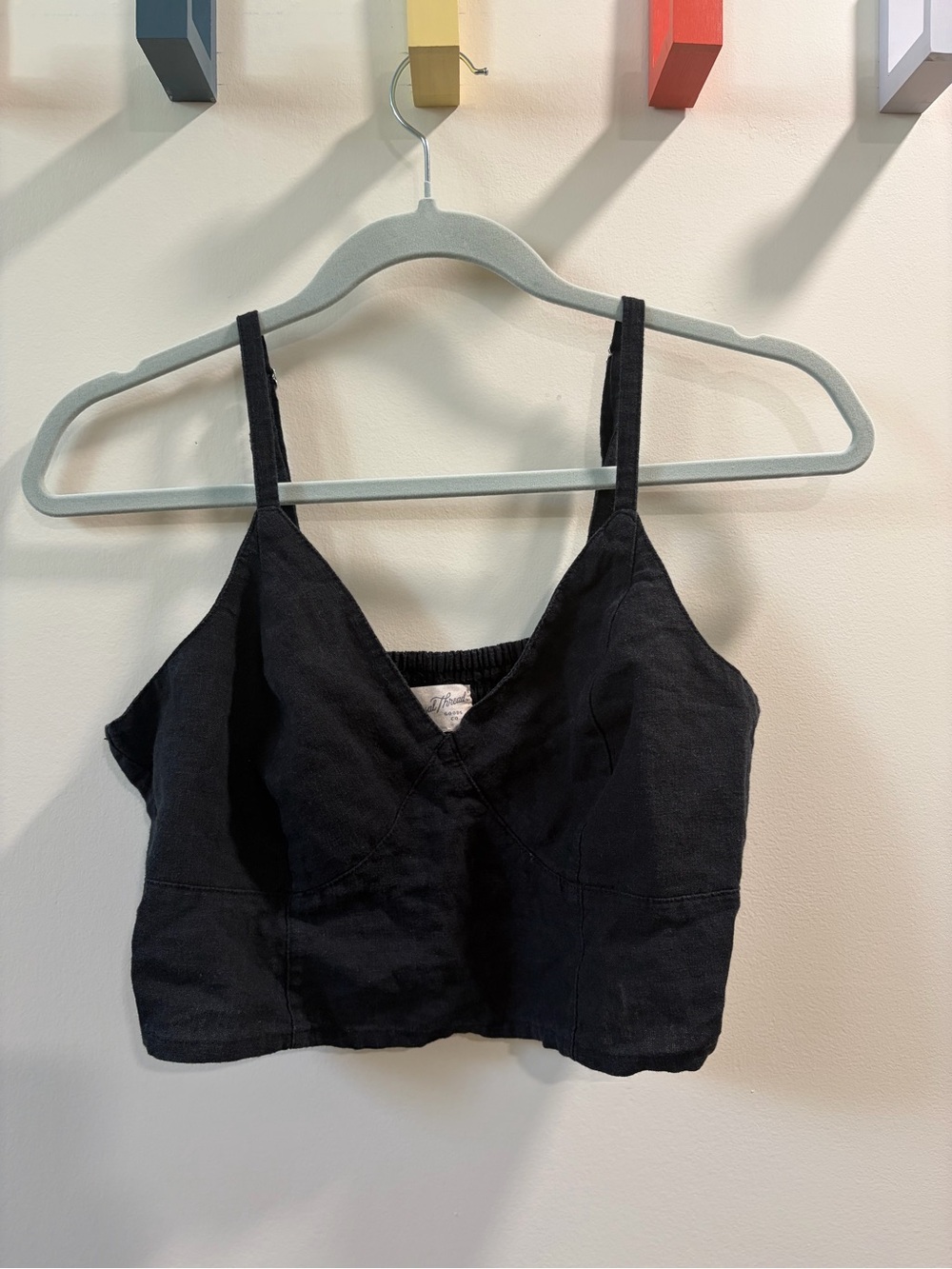 Universal Threads Black Crop Top Size Medium Like New